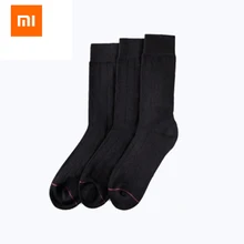 Оригинальные носки для мужчин Xiaomi 365, мужские черные высокие носки