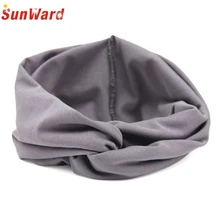 SunWard Good Deal 2017 New Hot Sale Women Headwear Cross Cloth Headband Turban Headscarf Wrap 1pc