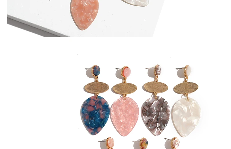 AYAYOO Drop Earrings For Women Fashion Jewelry 2018 Za Long Earrings Crystal Colorful Wedding Big Boho Statement Earring  (2)