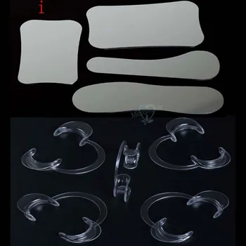 

Mixed Cheek Lip Mouth Retractor Opener Dental Clinic Tools+4pcs/set Dental Intraoral Reflector photography Mirror