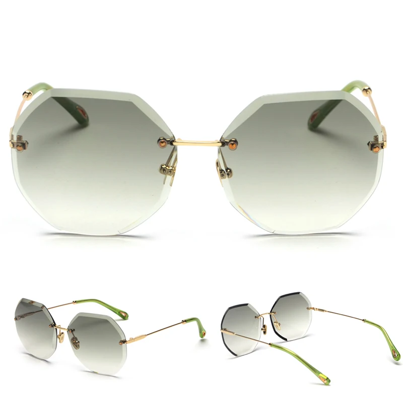 Octagon Sunglasses Women Fashion detaail (5)