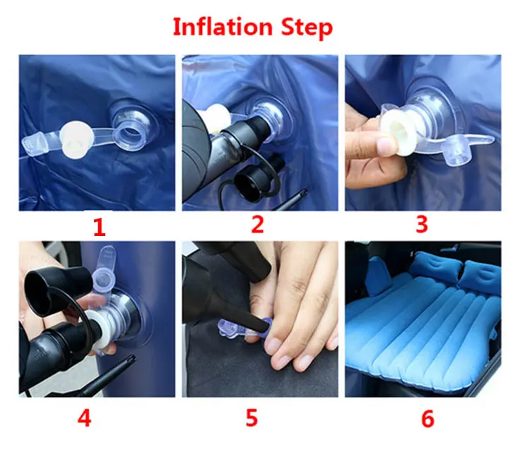 Car Travel Bed Inflatable Mattress Back Seat Sleeping Sofa For Honda