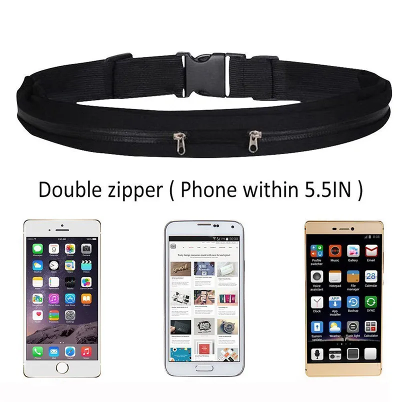 1pc Unisex Travel Running Bags Cycling Waist Sports Pack Belt Multifunctional Waterproof Phone Pouch new arrival  #3n19 (2)