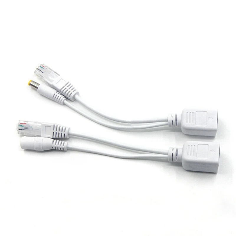 1 пара POE кабель пассивная мощность через Ethernet адаптер кабель POE сплиттер RJ45 инжектор питания Модуль 12-48 В для ip-камеры