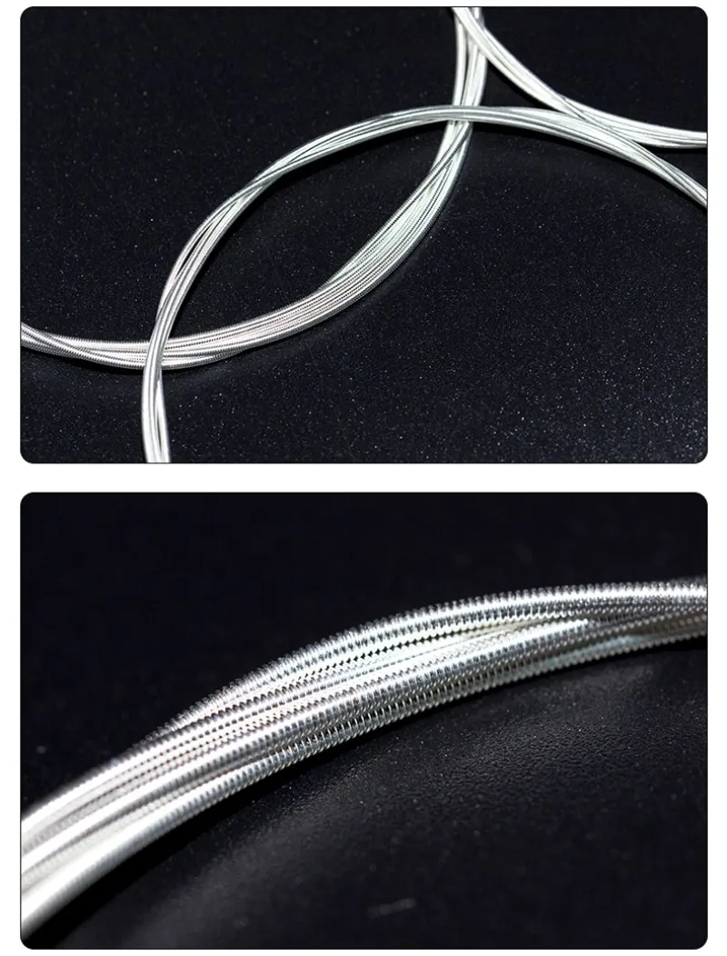 Orphee NX35 NX36 028-045 028-043 클래식 기타 현 나일론 실버 재킷 와이어 진공 포장 부품