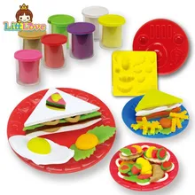 LittLove торт-сэндвич серия цветная глиняная глина набор инструментов Форма игрушка пластилин форма костюм Дети Развивающие игрушки для детей