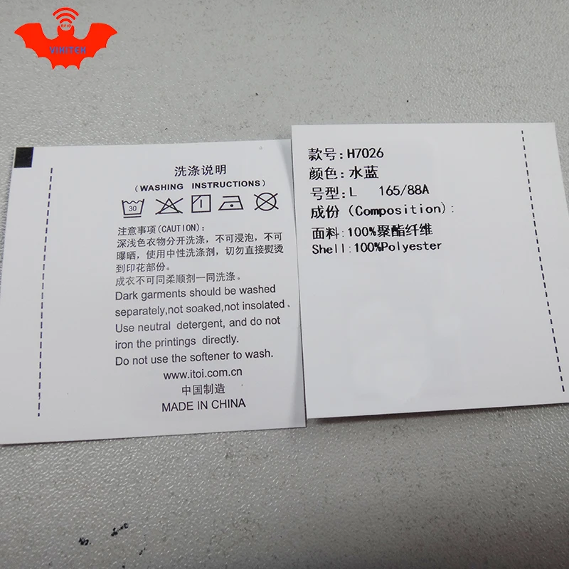 Бирка RFID UHF Стирка одежды моющиеся бирки для печати 915 868 860 960M Impinj Monza R6 EPC Gen2 6C смарт