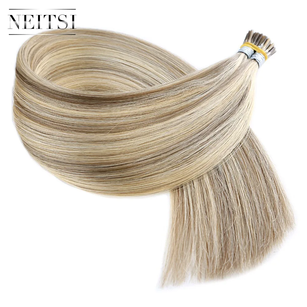 Neitsi Brazilian Straight Human Fusion Hair I Tip Stick Keratin Remy Hair Extensions 1.0 g/s 100g 28 inches 6 Colors Available Neitsi Brazilian Straight Human Fusion Hair I Tip Stick Keratin Remy Hair Extensions 1.0 g/s 100g 28 inches 6 Colors Available