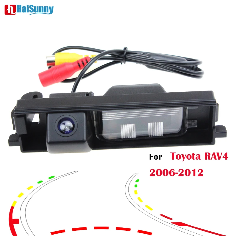 Haisunny для Toyota RAV4 2012 2011 2010 2009 2008 2007 2006 камера заднего вида Камера с интеллигентая(ый) Динамическая траектория движения