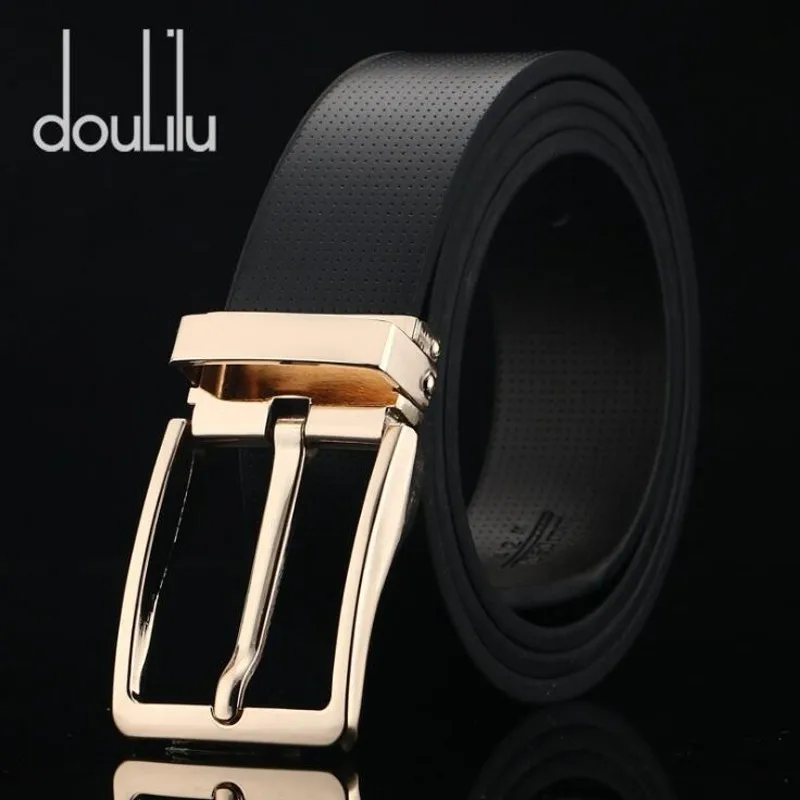 

2019 Men's Jeans Belts Genuine Leather High Quality Pin Buckle Luxury Brand Vintage Designer Strap Male Business off whit Belt