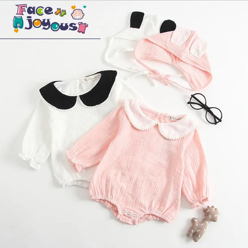 Autumn Baby Girls Cotton Clothes Newborn 2018 Infant Girl Body Suits