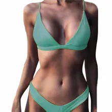 Для женщин сексуальный пуш-ап пляжный бюстгальтер с подкладкой на Набор для купания