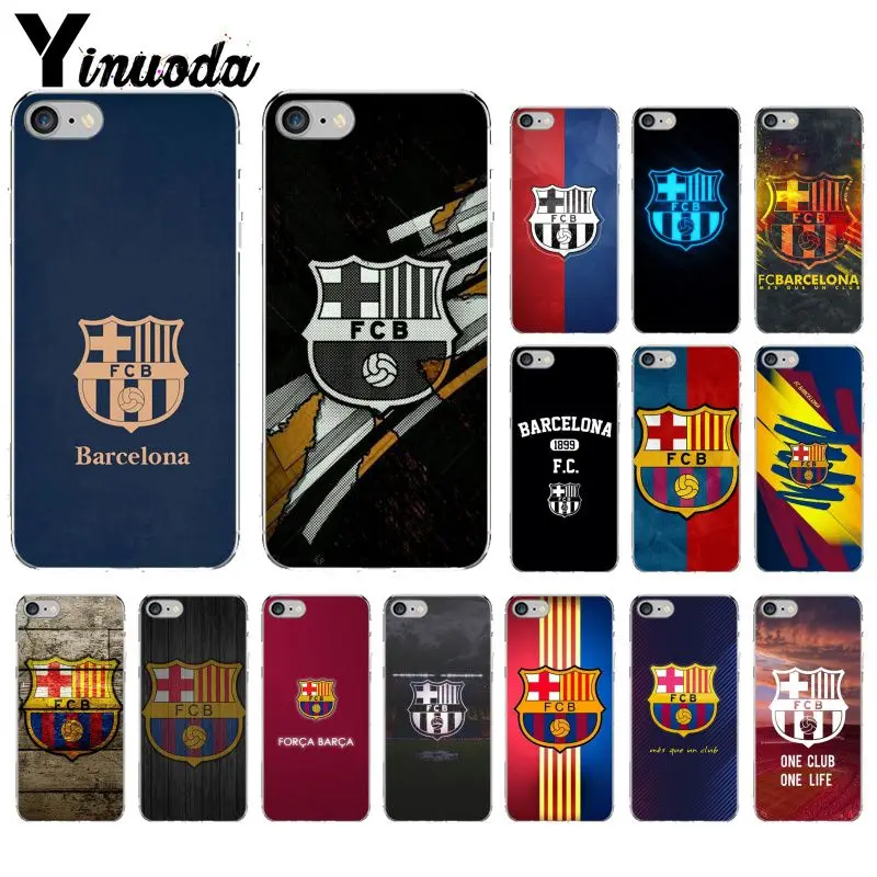

Yinuoda FC Barcelona Smart Cover Transparent Soft Shell Phone Case for Apple iPhone 8 7 6 6S Plus X XS MAX 5 5S SE XR Cases