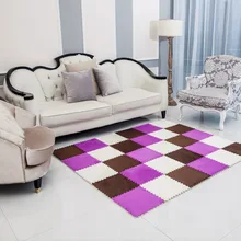 9 шт. 30*30*0,6 см Пушистый Поролоновый ковер мягкие подушки Коврики для детской комнаты, игровой и детской комнаты Противоскользящий прочный коврик