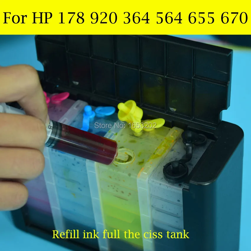 Sistema para hp Impressora com Chip de Reset Cis para Hp364 ou para hp Ciss B210a B210b B210c 3070a 3520 Automático 364xl B110c B110e B209a 5 B210A B210B B210C 3070A 3520 Impressora Com Chip de Reset Automático