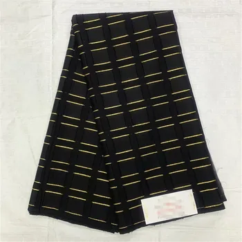 

atiku fabric for men swiss voile lace in switzerland high quality 2018 black&gold lace robe dentelle dubai fabric5yard/set