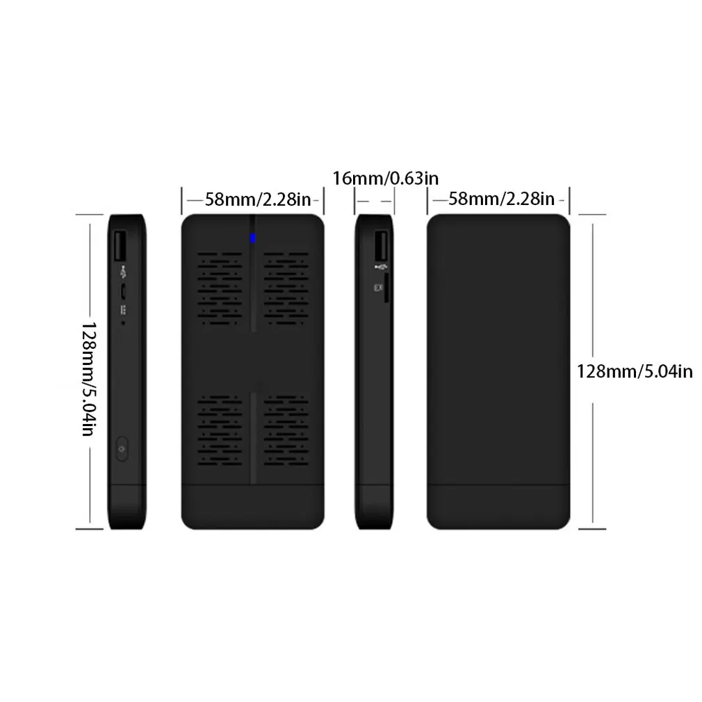 EC-A9 2+ 32G Мини компьютер хост четырехъядерный 2,4 ГГц беспроводной WiFi 4,0 с бесшумный охлаждающий вентилятор