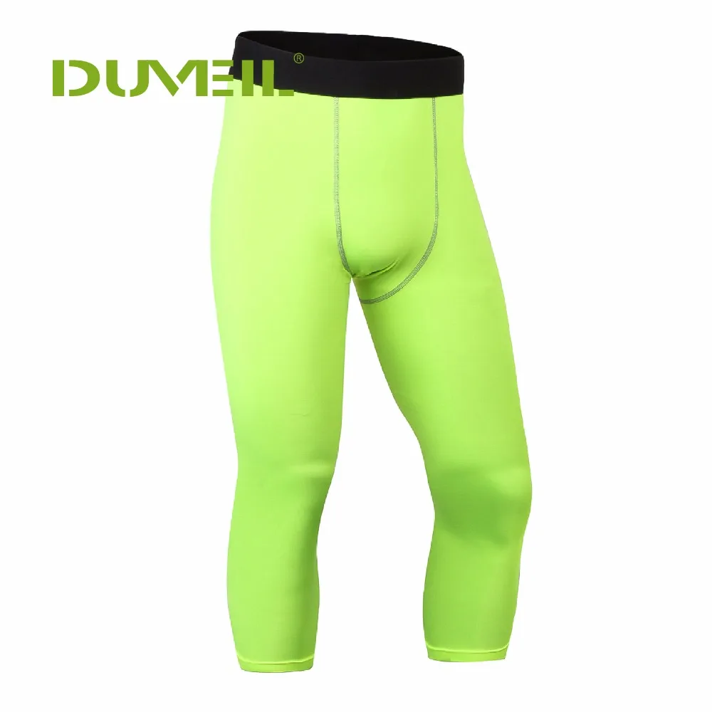 DUVEIL PRO tight 7 брюки Бег Брюки потливость быстрое высыхание Брюки Мужской сжатия 3D печати Фитнес упражнения брюки