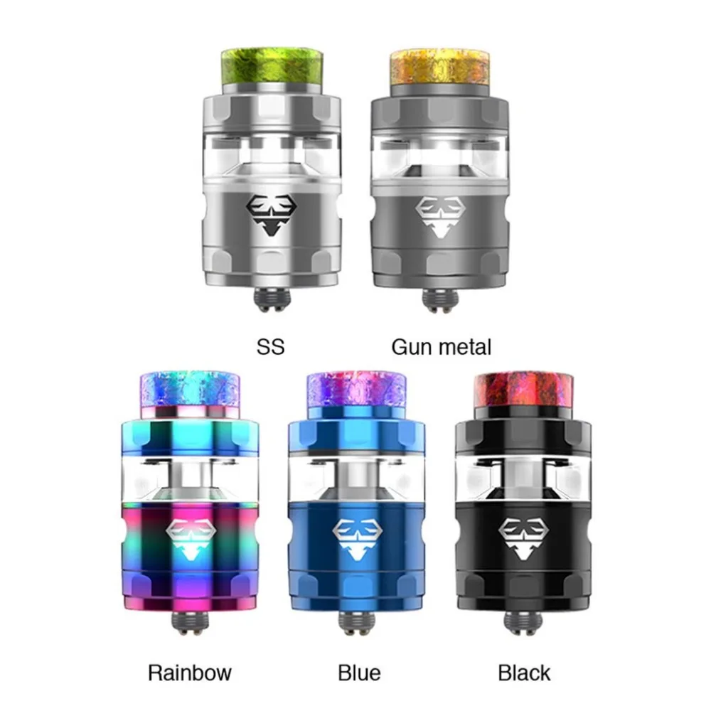

GeekVape Blitzen RTA Electronic Cigarette E-Cigarette Vape Atomizer 18mm Build Deck Smooth Airflow Dual&Single Coil Atomizador