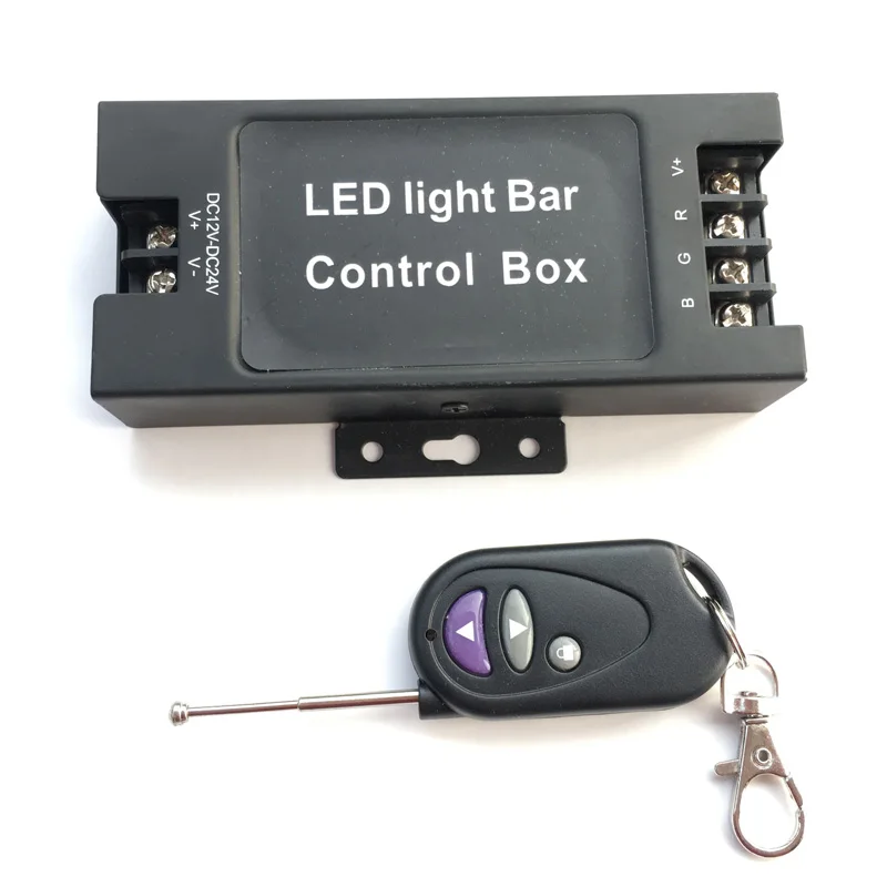 

12v/24v Car Led light bar switch RF Remote control DRL Daytime running light Wireless strobe light Warning flasher controller