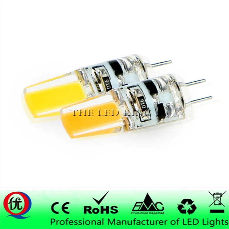 1 шт./партия низкая цена G4 светодиодный лампочка SMD COB AC DC 12 В 220 3 Вт 7 10 затемнения G9