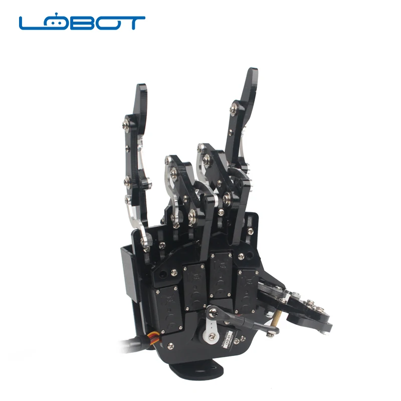 Новейший uhand2.0 bionic Роботизированная рука пять сустав пальцев движение LFD-01 анти-Блокировка сервопривод