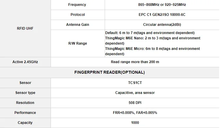 Dispositivo de Computador Pda com Aperto de Pistola Handheld Robusto Android 7.0 Barcode Scanner 1d 2d Nfc Leitor Rfid Uhf Sm-dt510 4g Gsm 11 GSM Android 7.0 Barcode Scanner 1D 2D