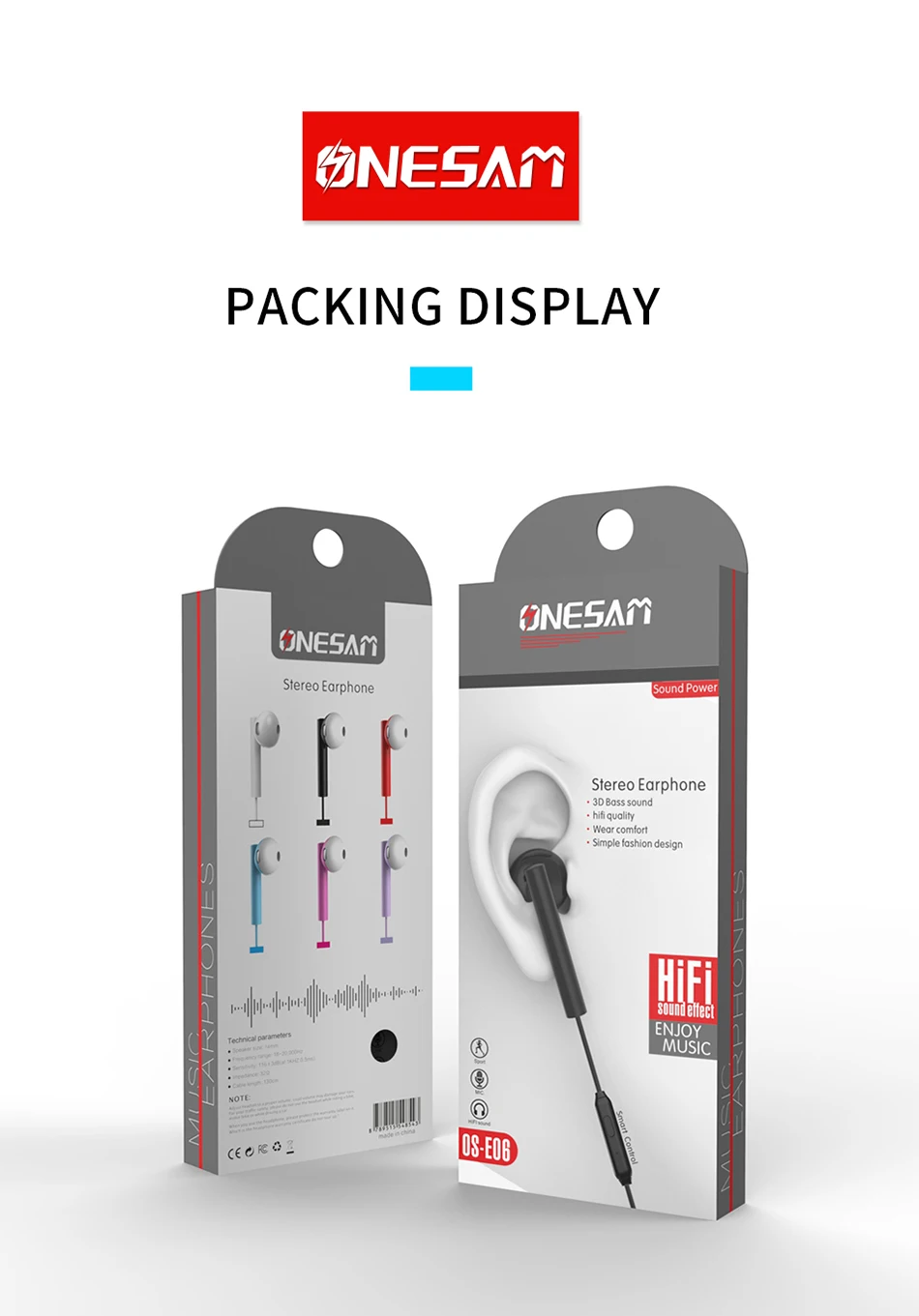 -OS-E06  ONESAM Earphone - 6