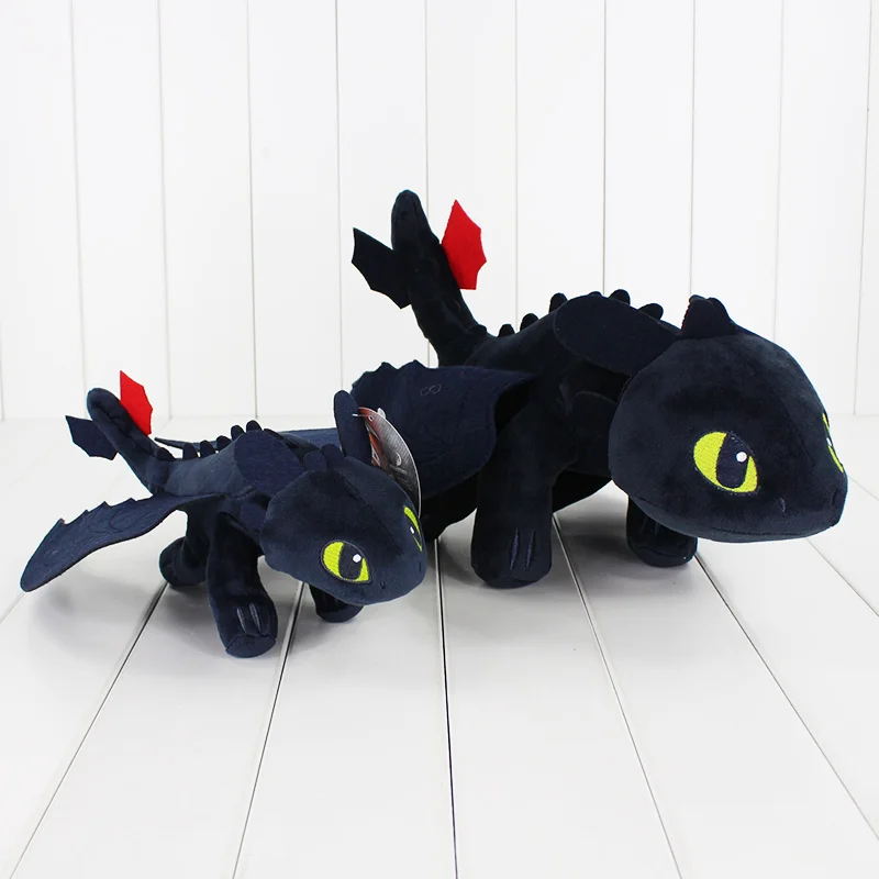

How to Train Your Dragon Toothless Night Fury Soft Stuffed Animal Plush Toys Juguetes de Peluches Bebe Dolls 23CM 35CM 45CM 58CM