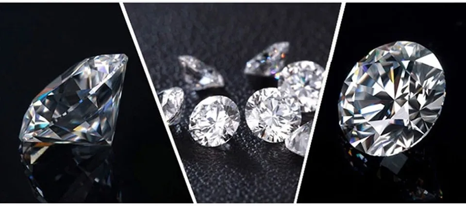 EDI 1CT принцесса вырезанное классическое кольцо с алмазом moissanites кольцо 14 k, свадебный набор из белого золота, кольца для Для женщин