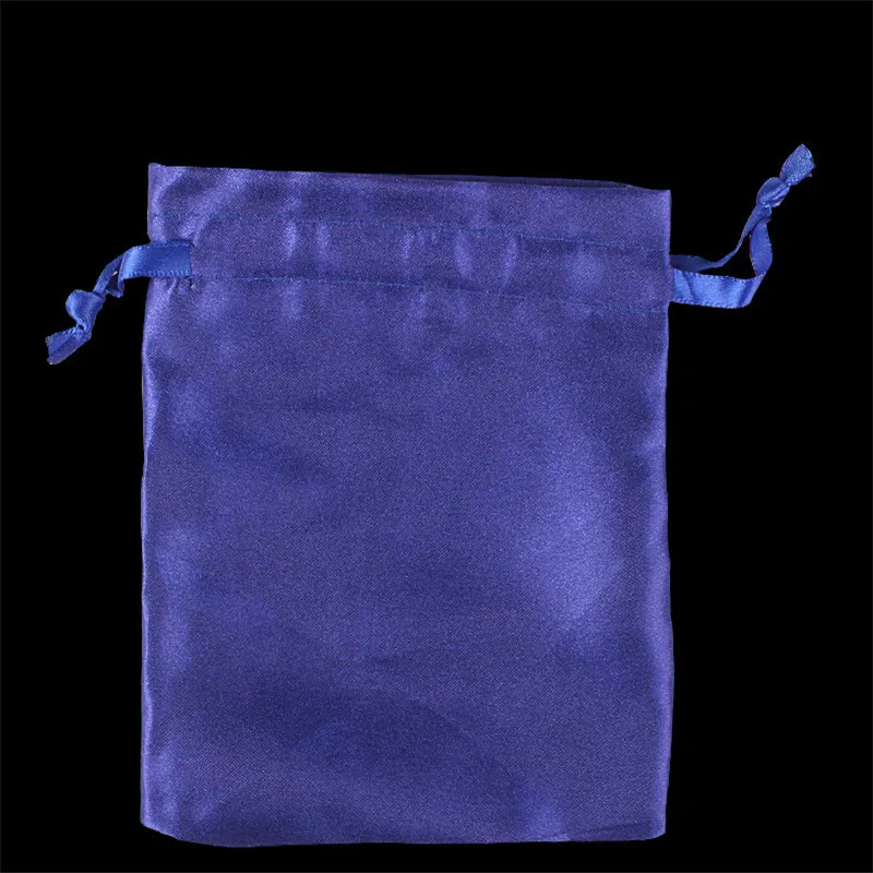 10 шт. сатиновая сумка цветная бутиловая ткань пыленепроницаемые мешки для хранения гладкая мягкая упаковка украшений дорогие вещи защита Bag9x12cm