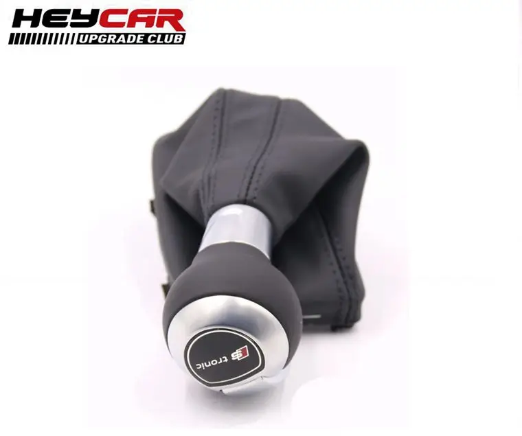 

FOR GOLF 5 6 Jetta Scirocco CC Passat Q3 S TRONIC Sport Genuine Leather AT Gear Shift Knob Lever Cover