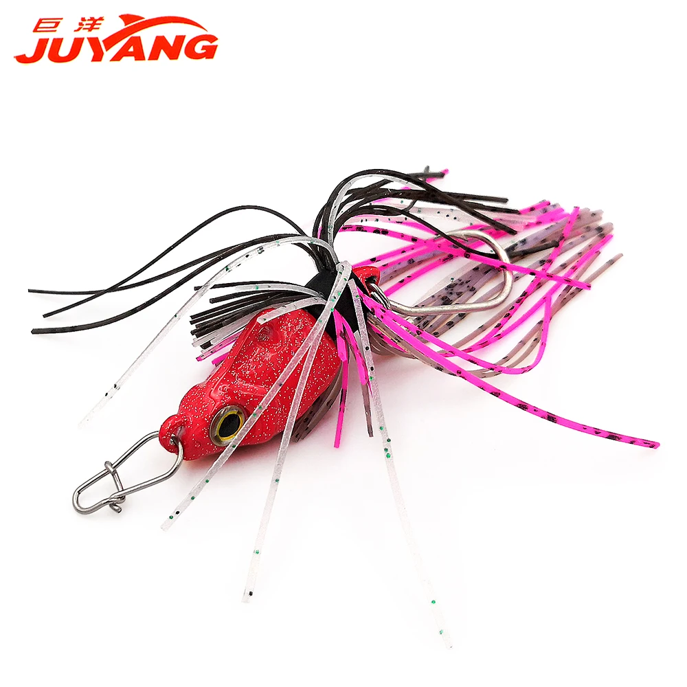 

1pcs JUYANG 10g 3/8oz Cheater Swimbaits Spinner Fishing Lures Rubber Fishing Jigging lead head Chatter Spinnerbait metal Jigs