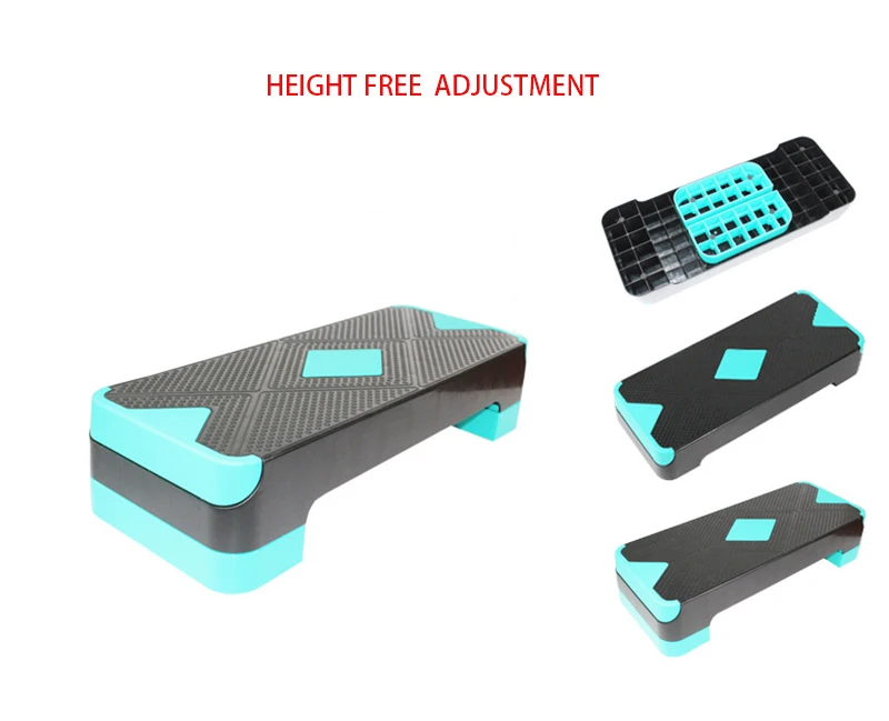 Multifunction Material Fitness Aerobic Step Adjustable Exercise Stepper Height Adjust step board 68*28*15cm for Gym Sport Multifunction Material Fitness Aerobic Step Adjustable Exercise Stepper Height Adjust step board 68*28*15cm for Gym Sport