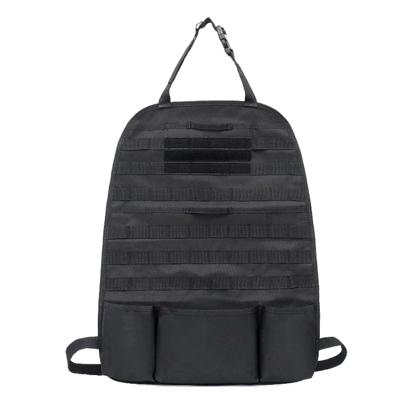 

Car Seat Cover Protector Universal Fit Hunting Bags Pouches Car Seat Back Organizer Tactical MOLLE Vehicle Panel