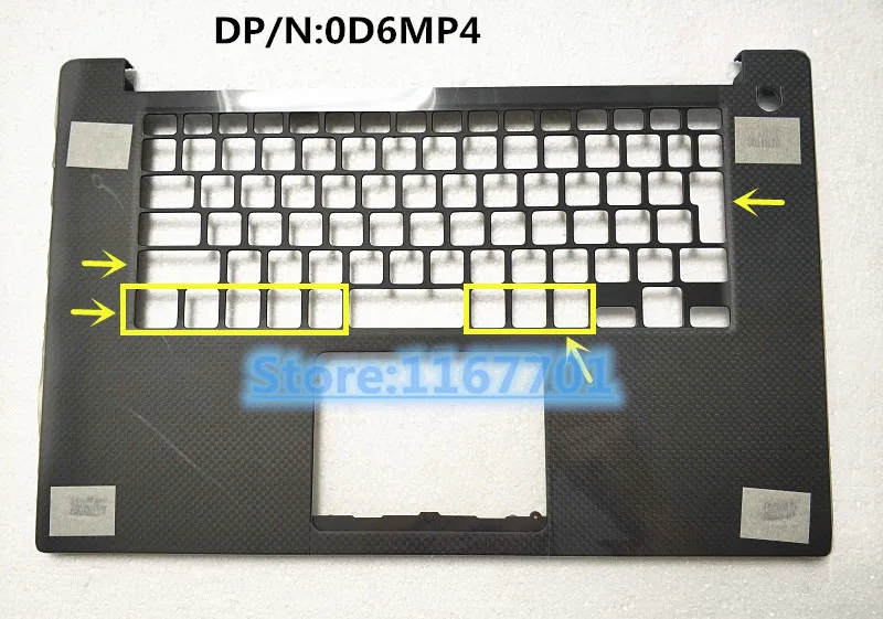 Ноутбук/ноутбук клавиатура/тачпад/подставка Топ чехол/крышка/корпус для Dell XPS 15 9570 точность 5530 M5530 0D6MP4 04X63 T JP/US