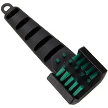 NEW Golf Cleat Brush Nylon Bristles Anti-slip Cleat Brush Clips for Golf Balls Spikes Handle Cleaning Cleaner Shoes Accessories
