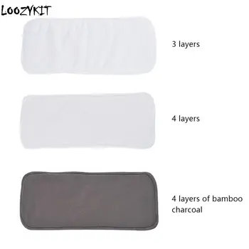

Loozykit Reusable Washable Inserts Boosters Liners Real Pocket Cloth Nappy Diaper Cover Wrap Insert microfibre