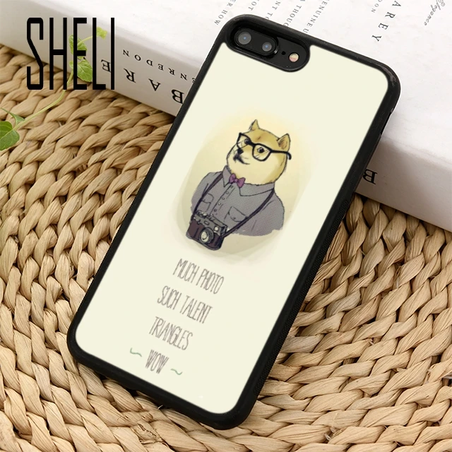 SHELI Doge Сиба ину Inu Meme чехол для телефона iPhone 5 6 6s 7 8 plus 11 pro X XR XS max Samsung S6 S7 edge S8 S9 S10 |