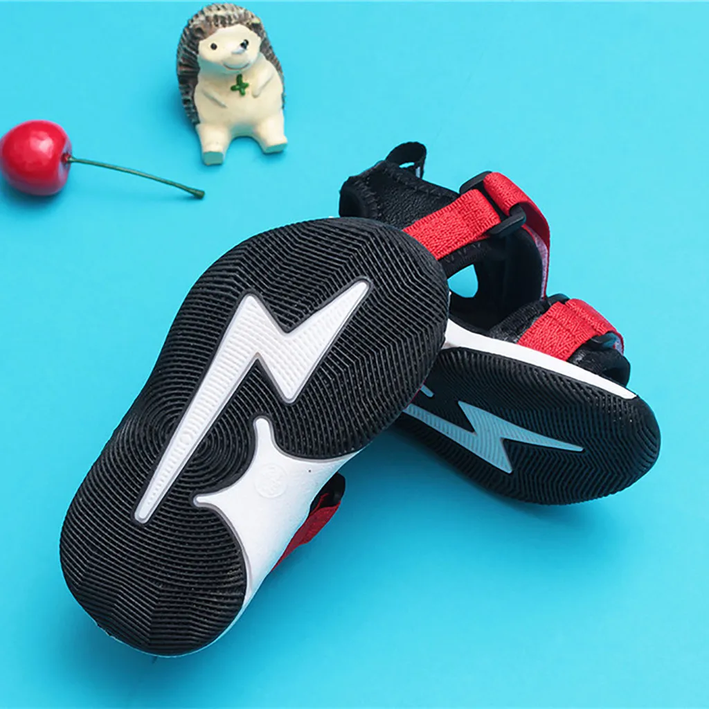 

Toddler little Boys Summer Sandals Kids New Children's Shoes Baby Shoes Boys and Girls Sandals Baby Toddler Shoes #5
