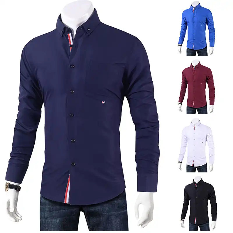 camisa ajustada para hombre
