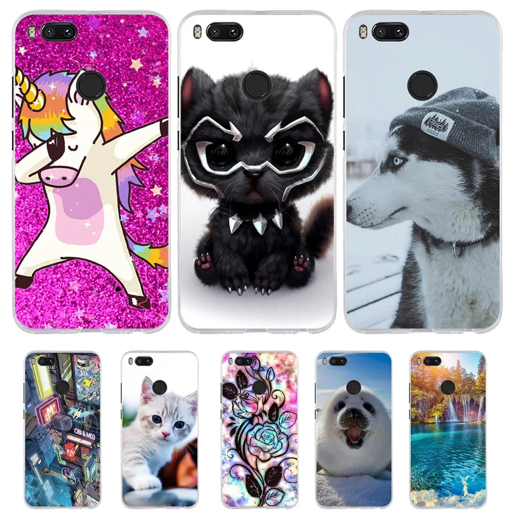 

For Xiaomi Mi A1 Case Silicon TPU Cover For Xiaomi Mi 5X Case Cute Funda For Xiaomi Xiomi Xioami Mi A1 5X Mia1 Mi5x Phone Cases