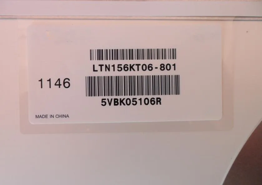 LTN156KT06 801 ЖК экран для ноутбука 1600*900 HD + LVDS 40Pin новый оригинальный|Пульты ДУ| |