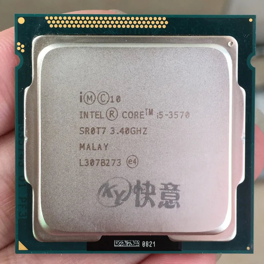 Процессор Intel Core i5-3570 I5 3570(6 Мб кэш-памяти, 3,4 ГГц) LGA1155, настольный компьютер, четырехъядерный процессор