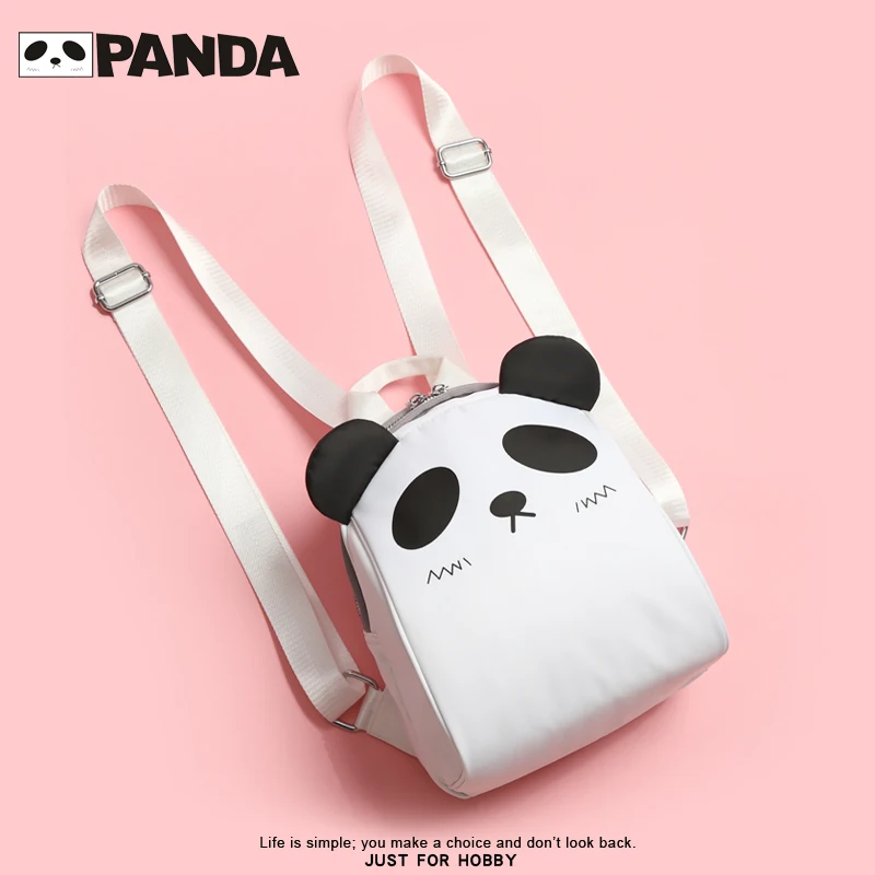 #*Cheap Cute Panda Ear Animal Pattern Backpack Simple Fashion Student Casual Bag Girl Water repellent Bookbags Women Small Bag