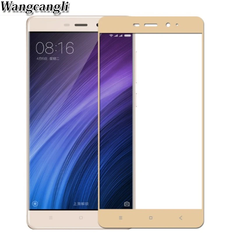 Wangcangli защитное стекло на для Xiaomi Redmi 4 Pro закаленное 9 H 2.5D полное покрытие
