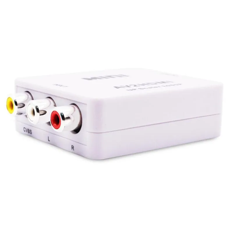 Преобразователь сигнала RCA в HDMI 720P 1080P AV2HDMI Mini AV к адаптер преобразователя для ТВ VHS