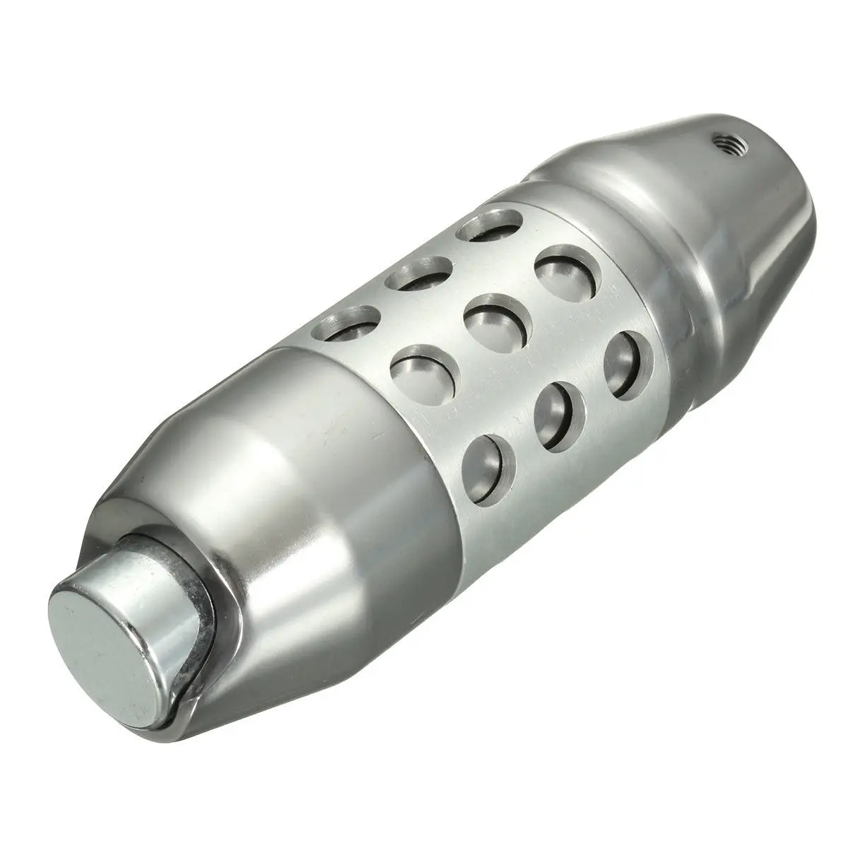 New Automatic Car Gear Stick Shift Shifter Knob Lever Sliver Aluminum