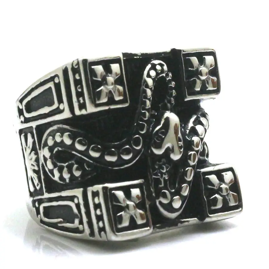 316L Stainle Steel Punk Gothic Snake Cool Ring | Украшения и аксессуары
