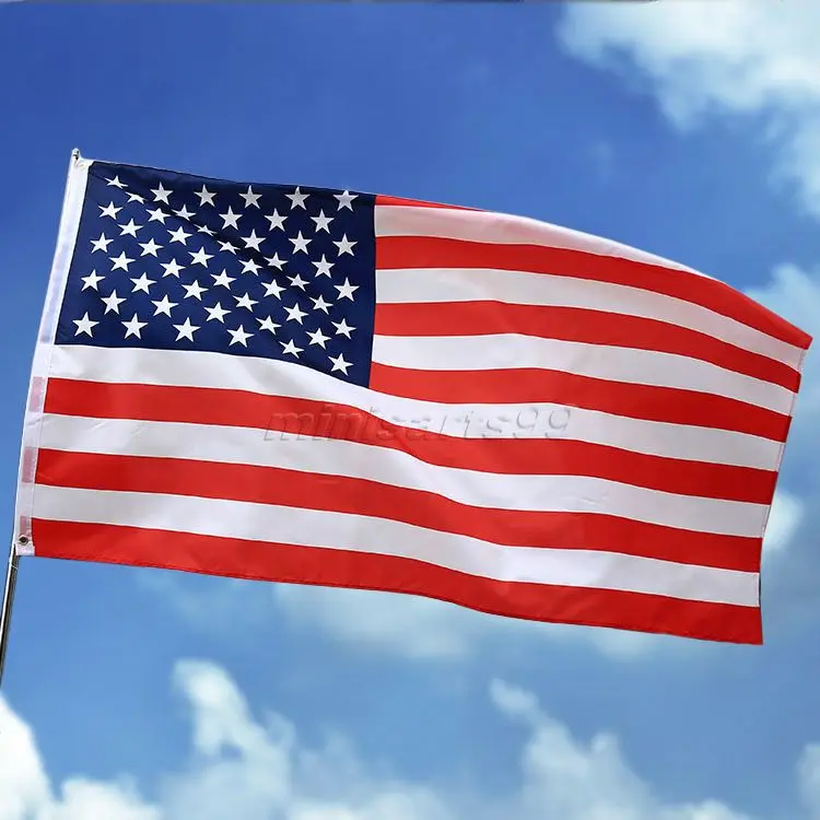 New American Flag Flags of Countries UNITED STATES OF AMERICA US Flags Stripes & Stars USA Polyester Banner Home Car Decorations New American Flag Flags of Countries UNITED STATES OF AMERICA US Flags Stripes & Stars USA Polyester Banner Home Car Decorations